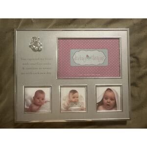 Photo Frame , darling designs, Holds 1 - 4x6 and 3 - 2.5 x 2.5 photos